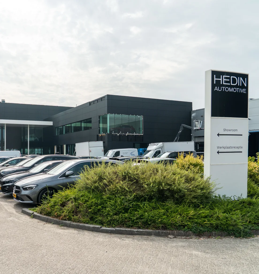 Façade d'un site Hedin Automotive