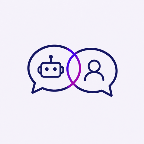 L’IA et un spécialiste prennent la conversation en charge ensemble