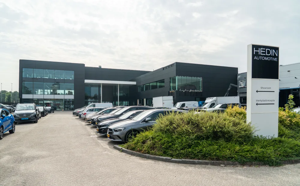 Façade d'un site Hedin Automotive