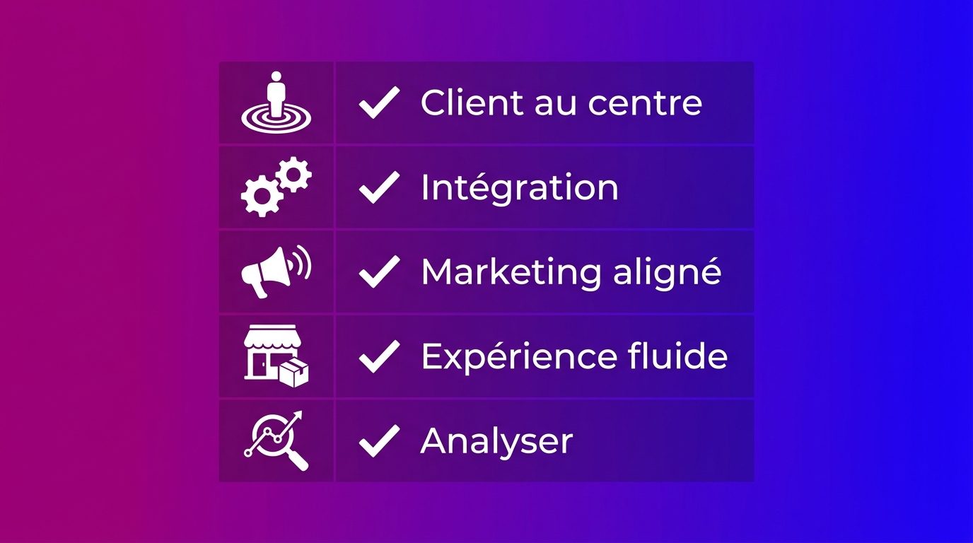 Les cinq étapes pour mettre en place le commerce omnicanal
