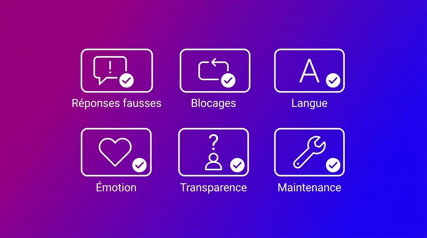 Les six inconvénients des chatbots et comment y remédier