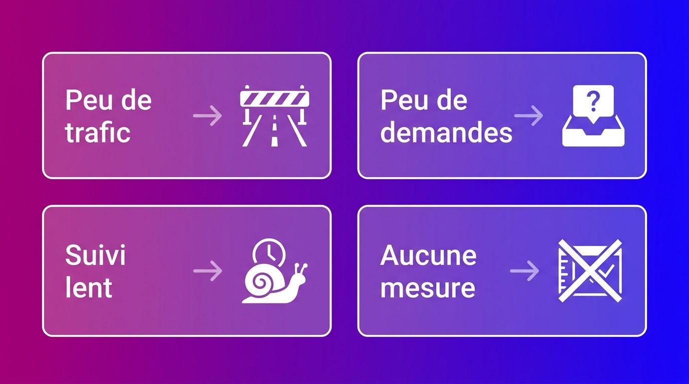 Aide au choix des outils de génération de leads selon quatre points de blocage