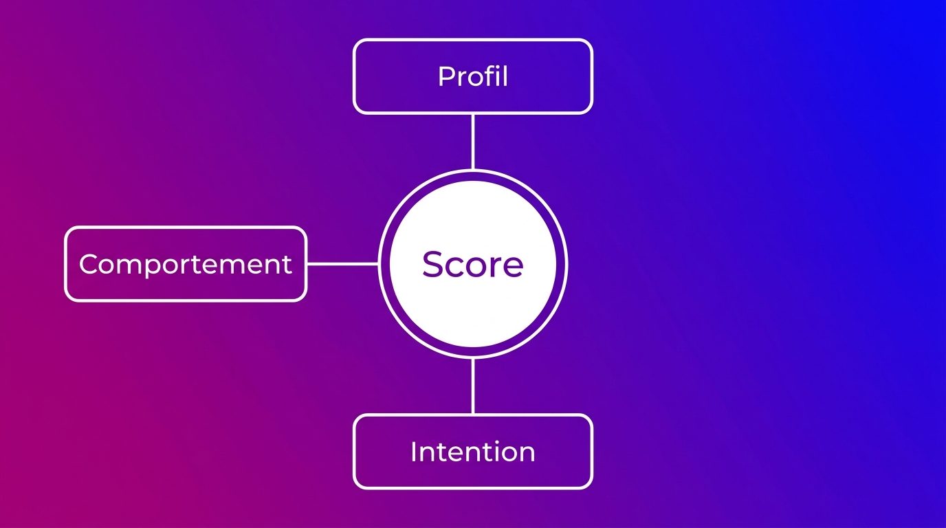 Le lead scoring basé sur le comportement, le profil et l'intention
